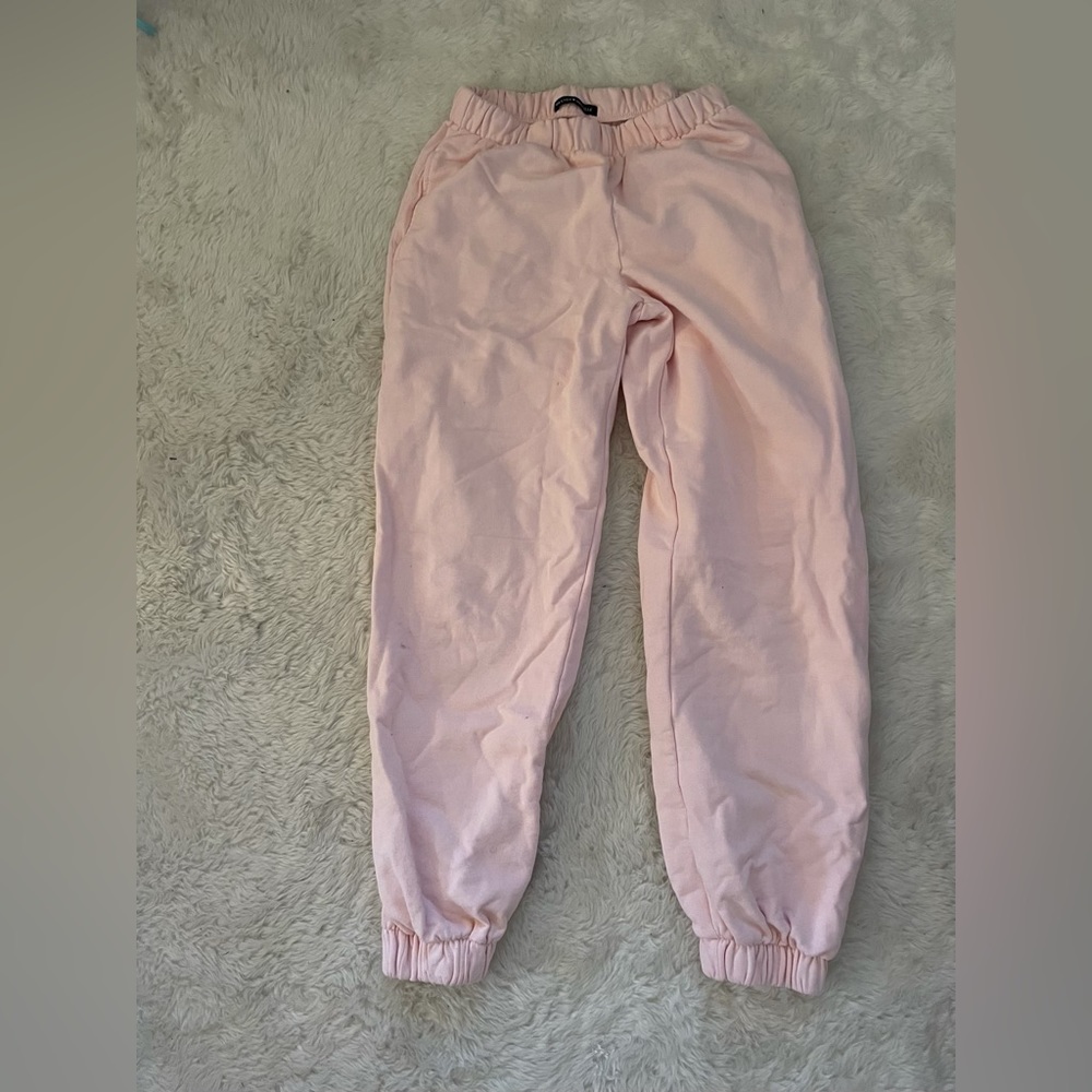 brandy melville baby pink sweats